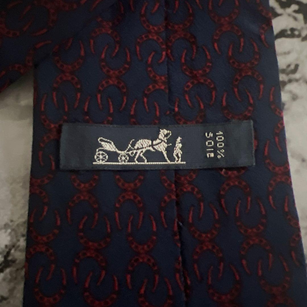 【正規品】HERMES エルメス　シルクネクタイ