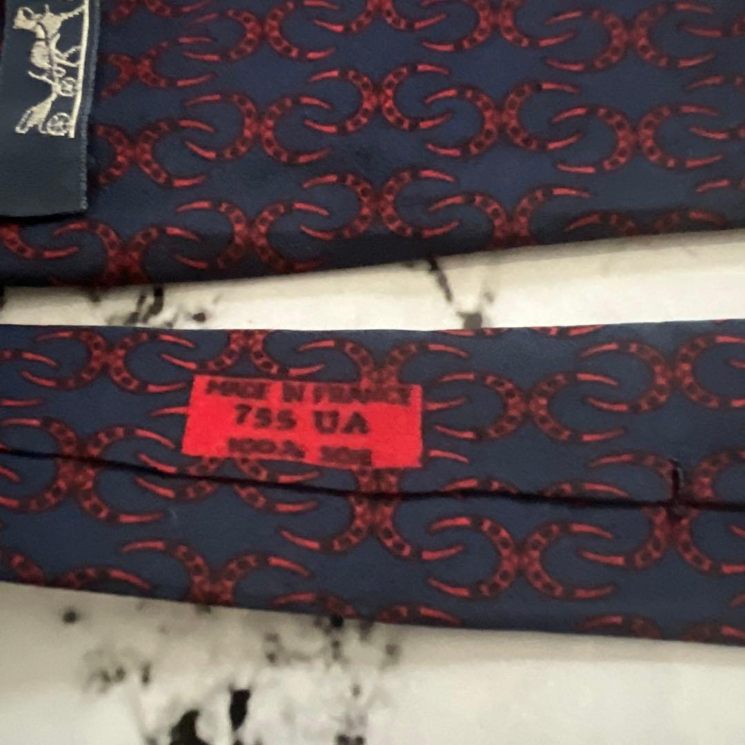 【正規品】HERMES エルメス　シルクネクタイ