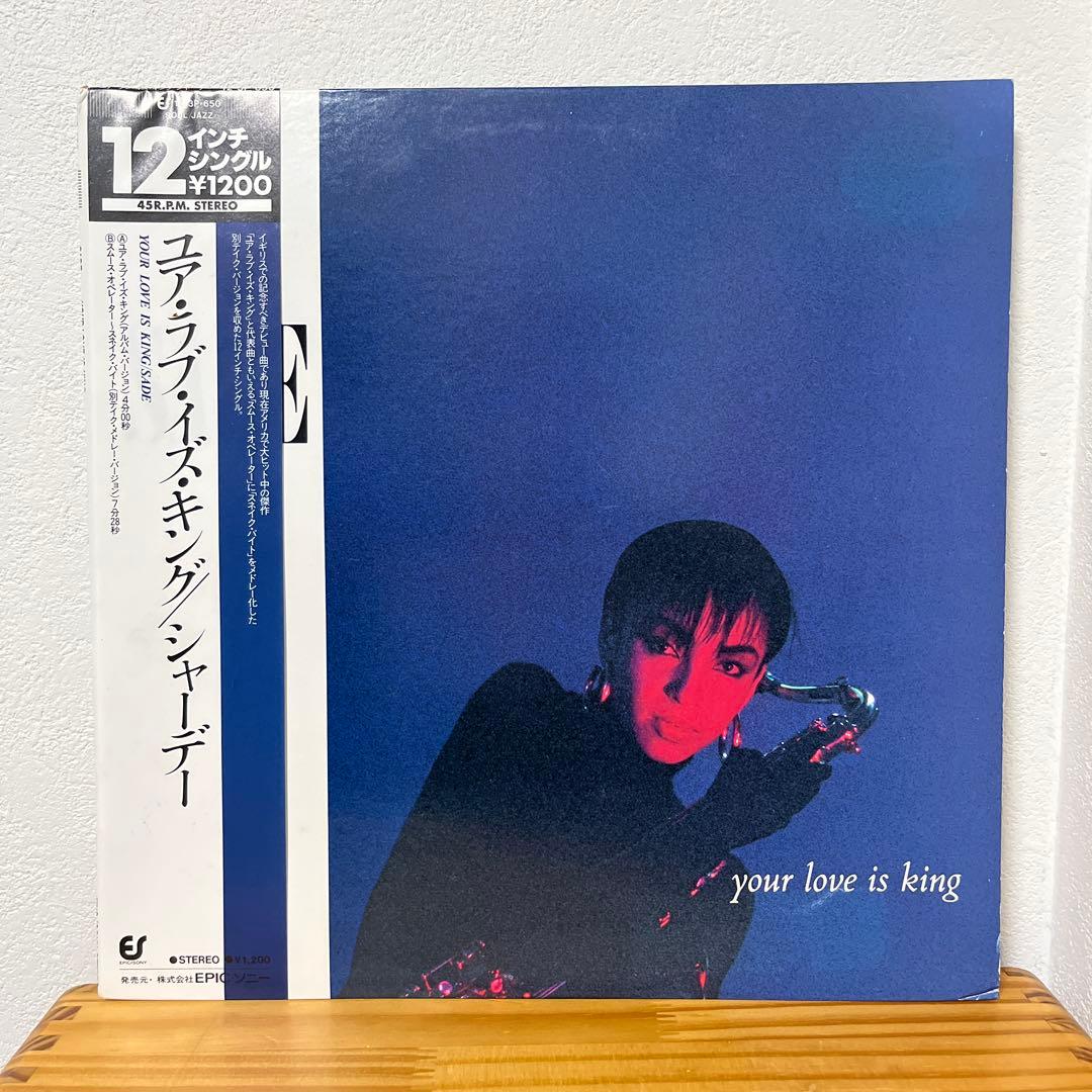 稀少日本盤 帯付きレコードSade シャーデー 12インチ 12・3P-650