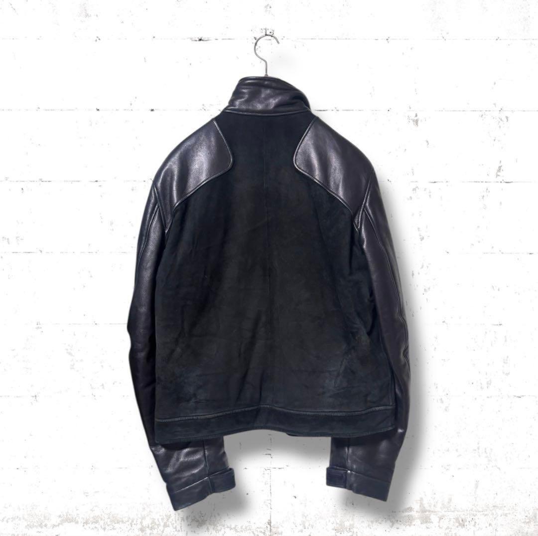 イタリア製　Ermenegildo Zegna 最高級　レザージャケット　L