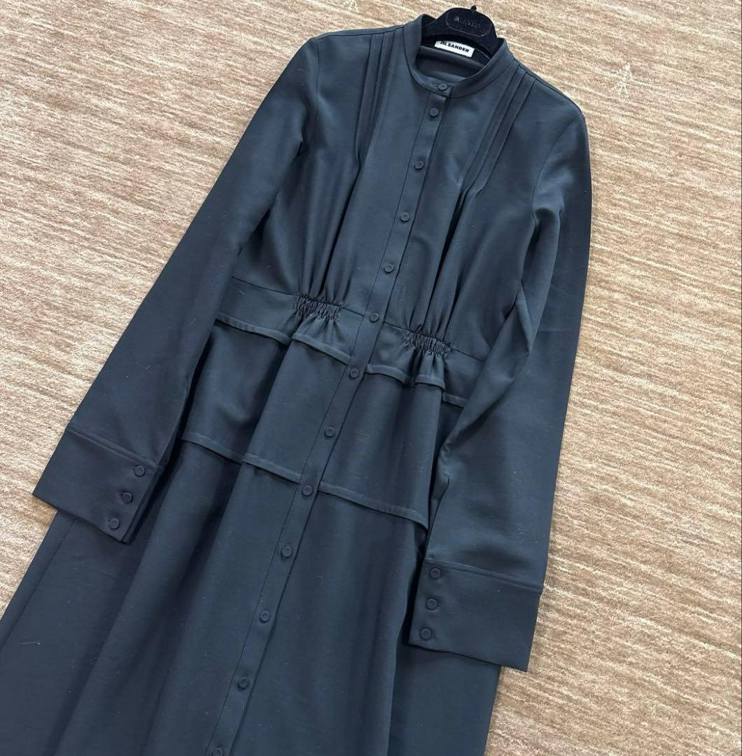 ジルサンダー JIL SANDER ブラックワンピース