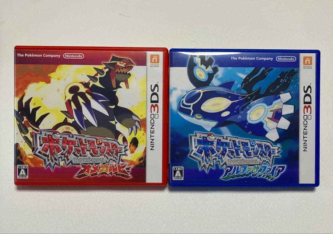 ポケットモンスター オメガルビー・アルファサファイア　2点セット