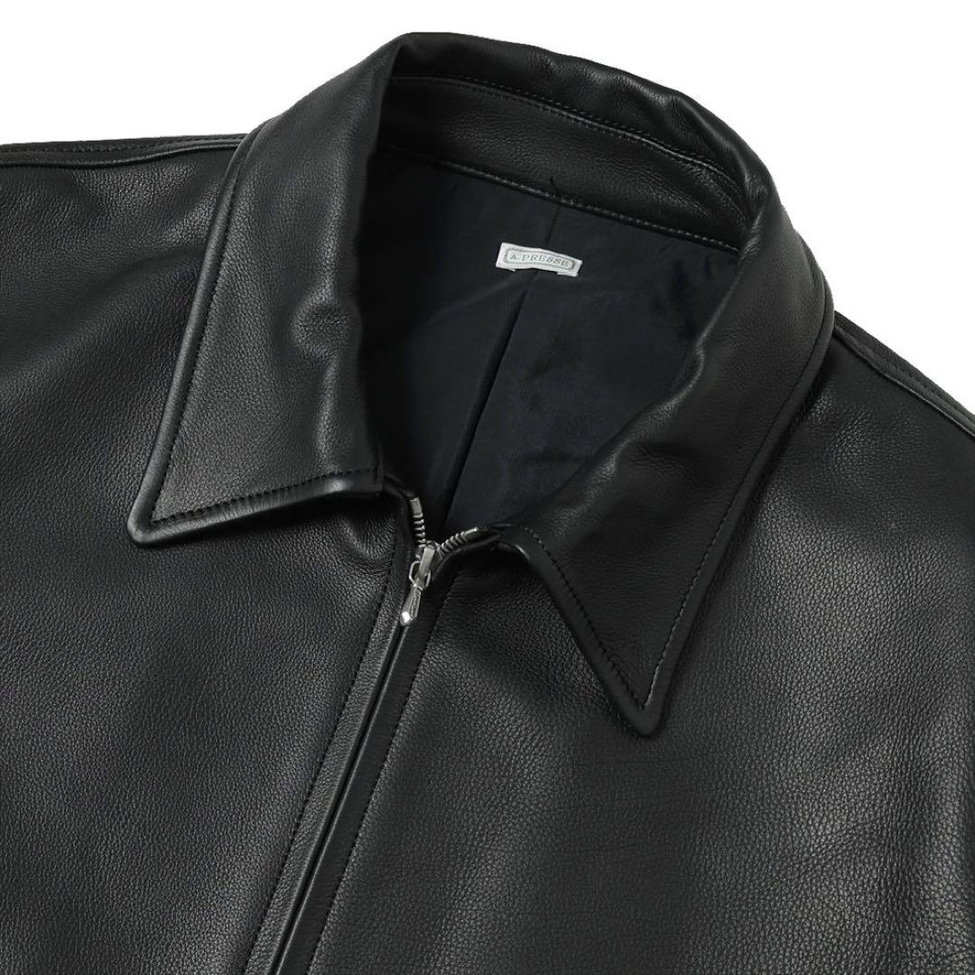 ジャケット・アウター A.PRESSE Leather Sports Jacket