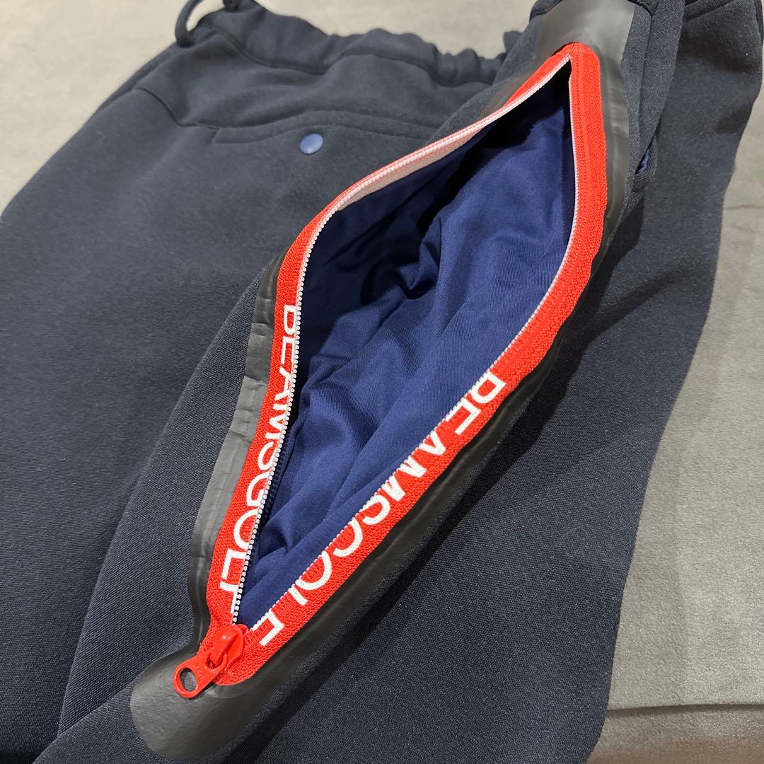 【BEAMS GOLF】ゴルフパンツ　ネイビー　L 美品