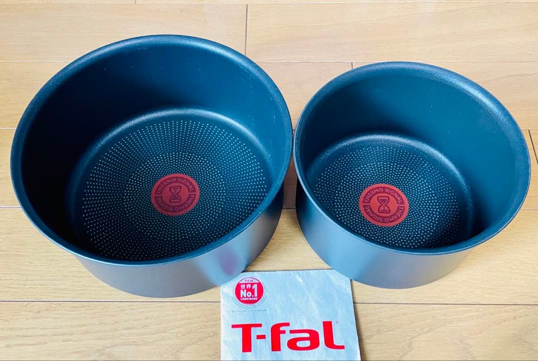 【新生活に新鍋】ティファール　ソースパン　チャコール　IH対応 長持ち4点セット