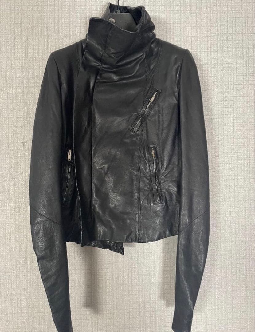 rickowens バイカージャケット　レザージャケット ライダース　42