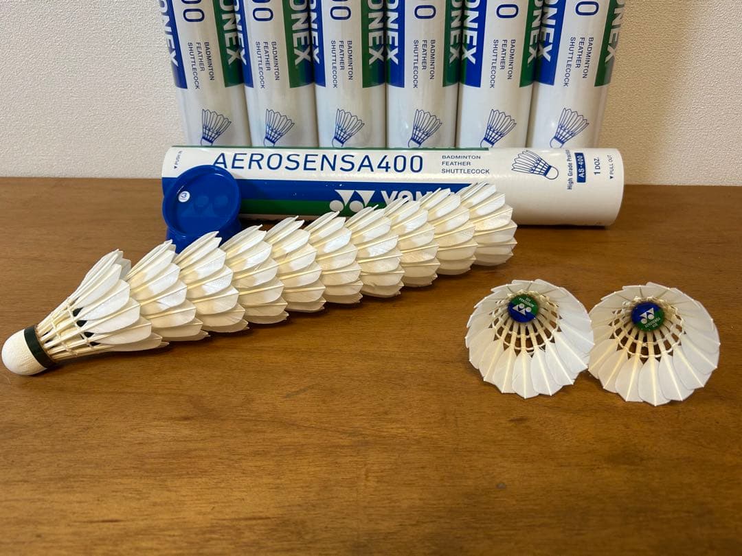 YONEX AEROSENSA400③④ バドミントンシャトル 1箱82球