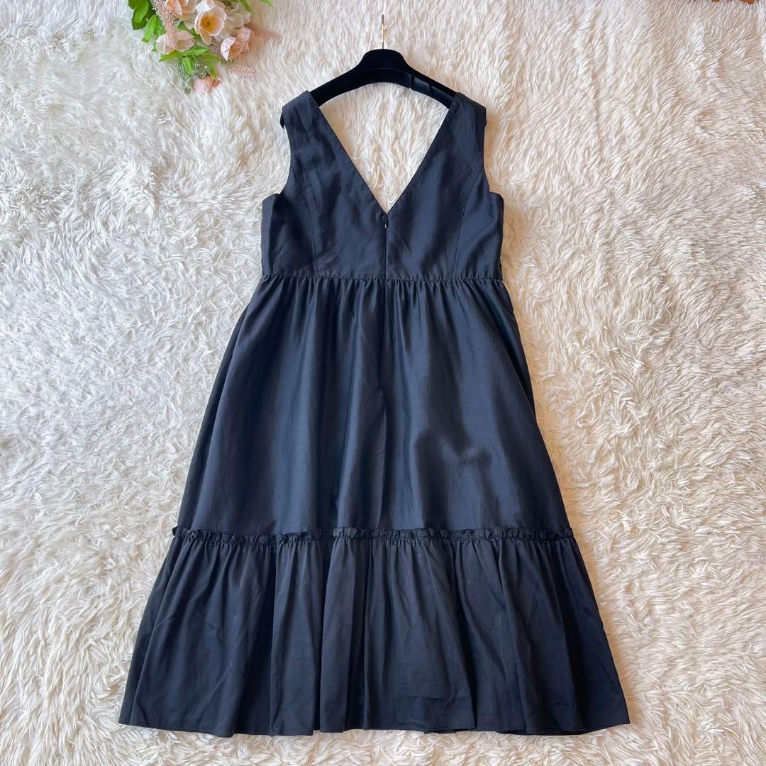 美品 M'S GRACY ジャンパースカート ワンピース ブラック 40