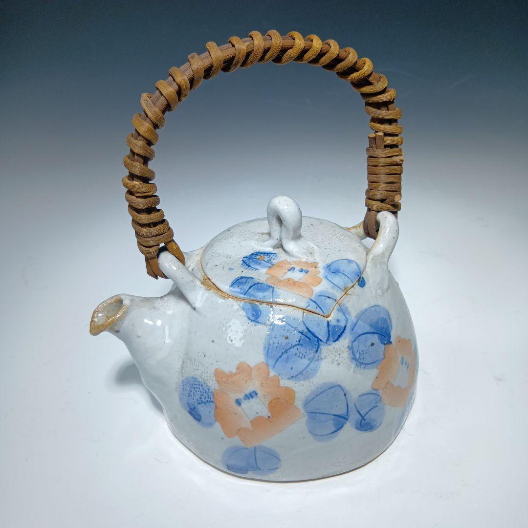 花窯　花田和彦　花模様茶器セット　 人気作家