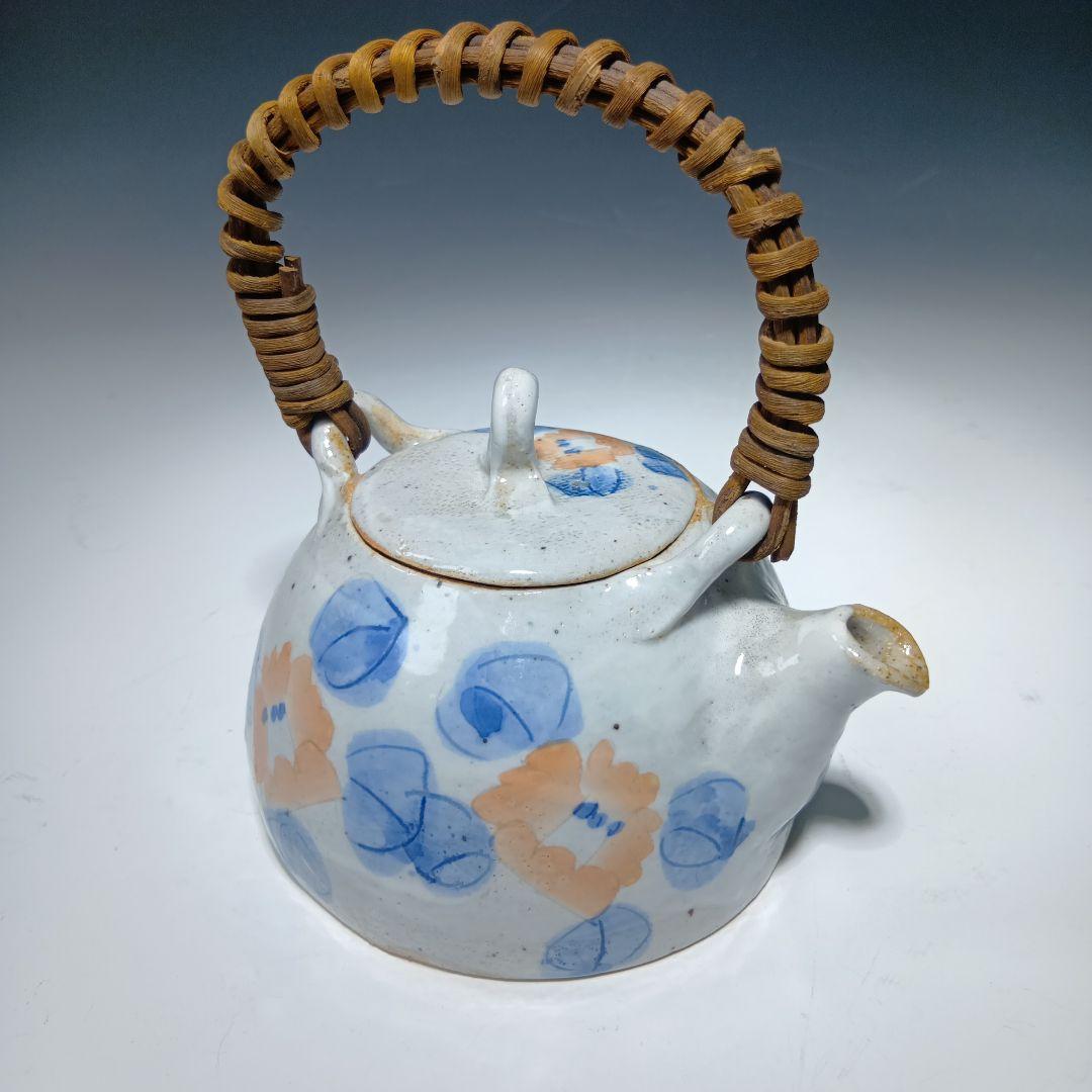 花窯　花田和彦　花模様茶器セット　 人気作家