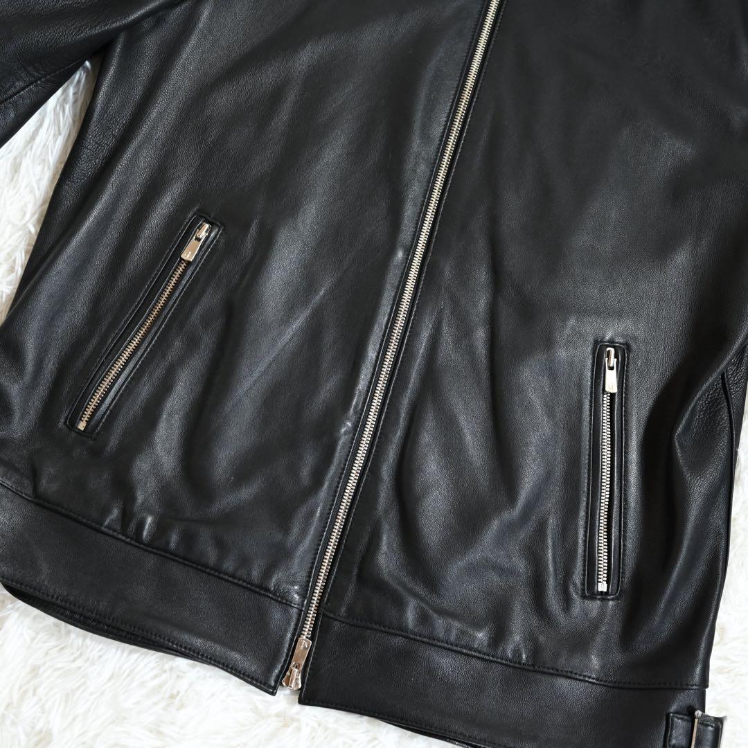 サルートヘルム レザージャケット ライダースジャケット ラムレザー