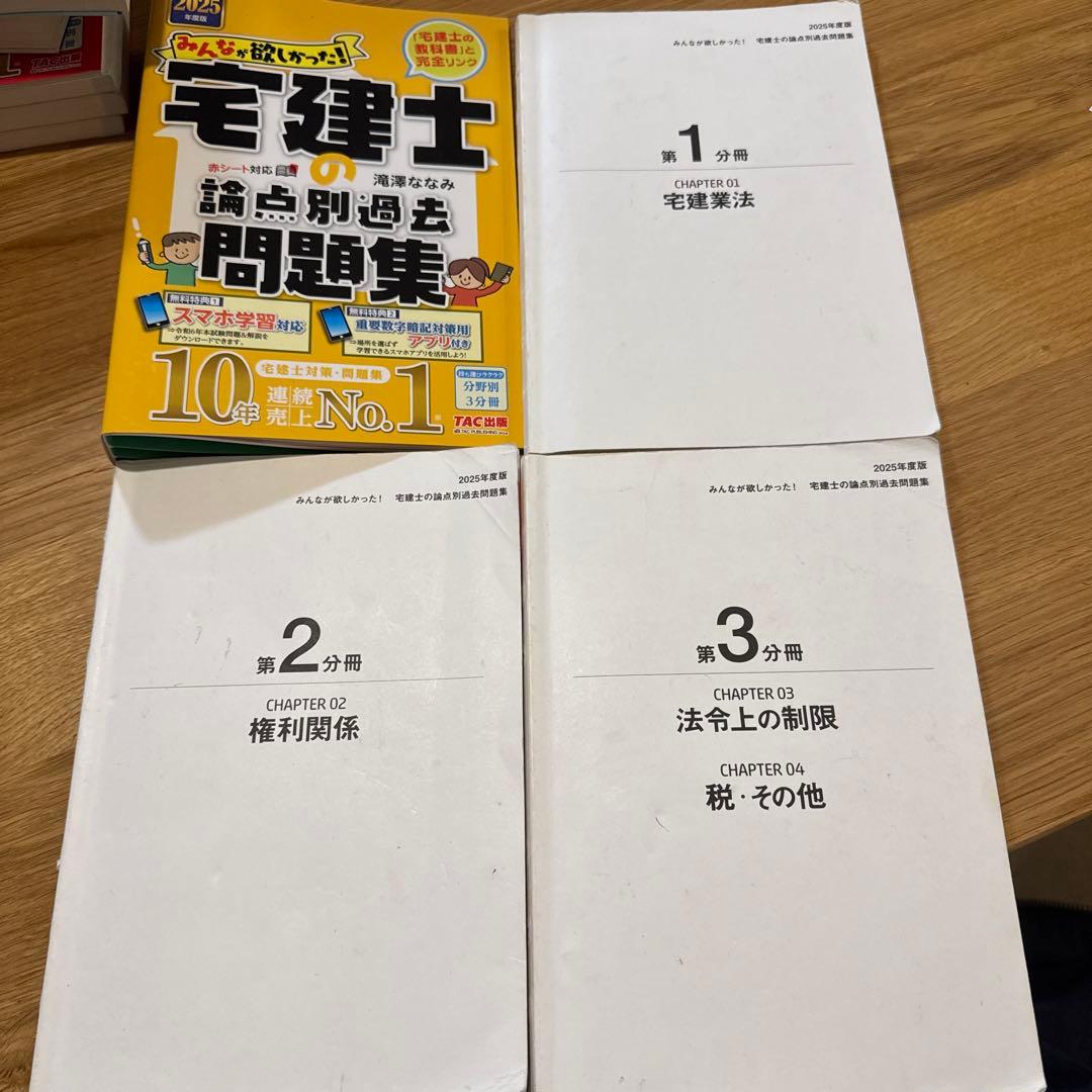 2025年度版 みんなが欲しかった! 宅建士の教科書・過去問題集セット