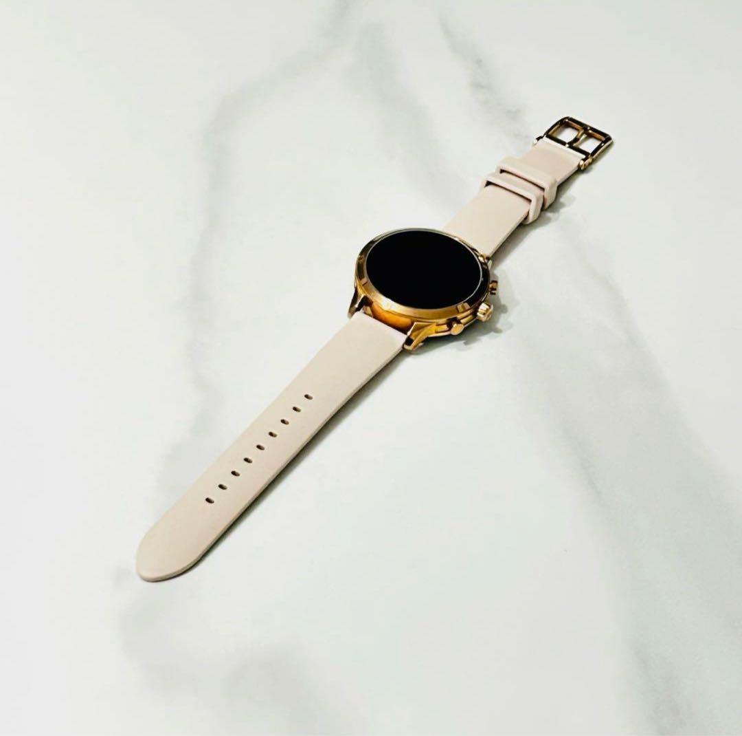 716【MICHAEL KORS】美品／スマートウォッチ用ラバーベルト／ピンク系