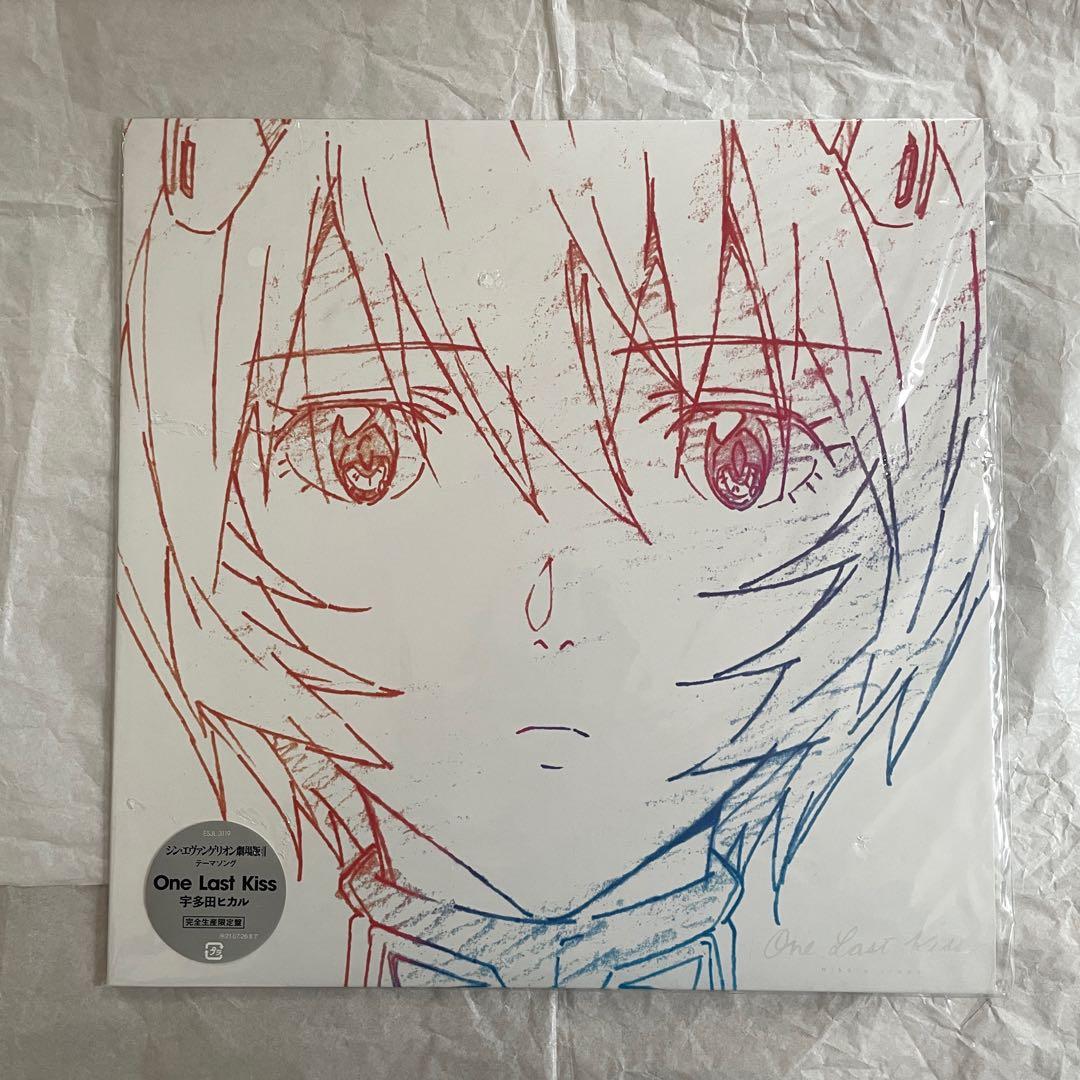 宇多田ヒカル One Last Kiss レコード　綾波レイジャケット　エヴァ