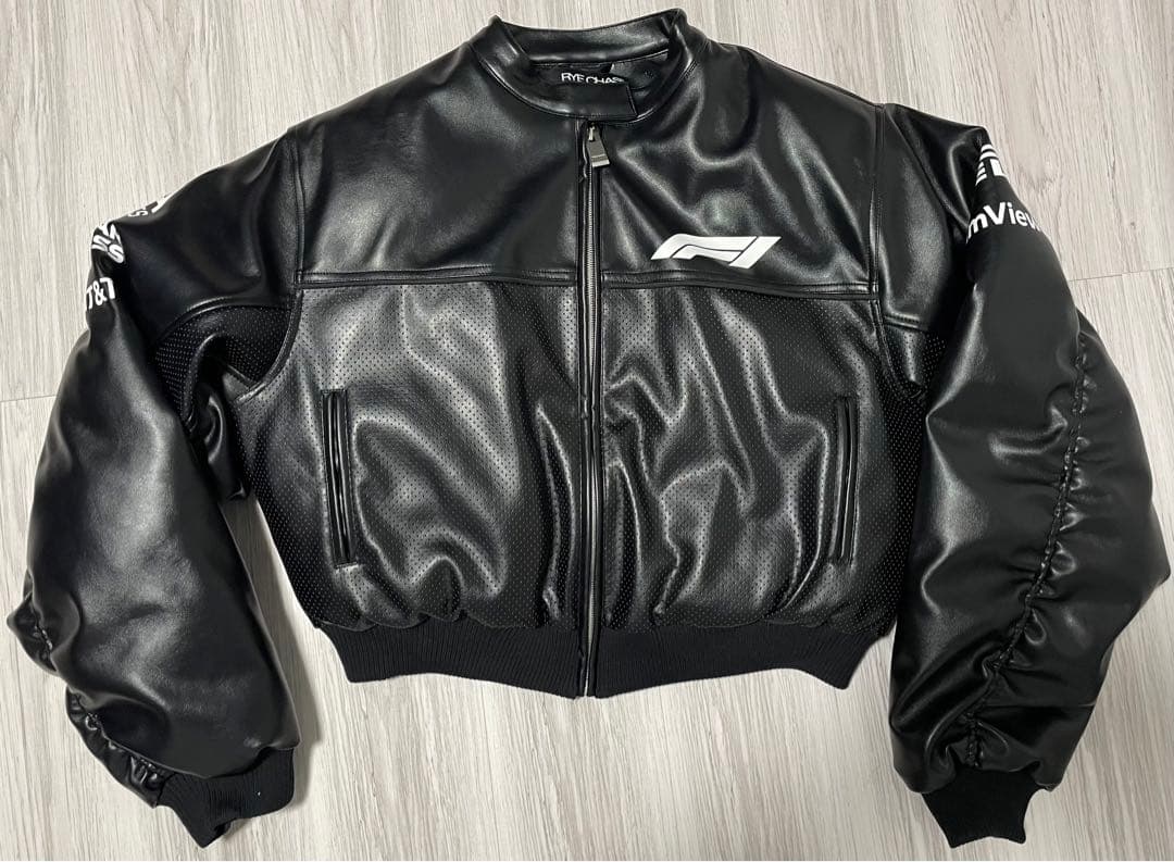 RYE CHASIN レザーボンバージャケット