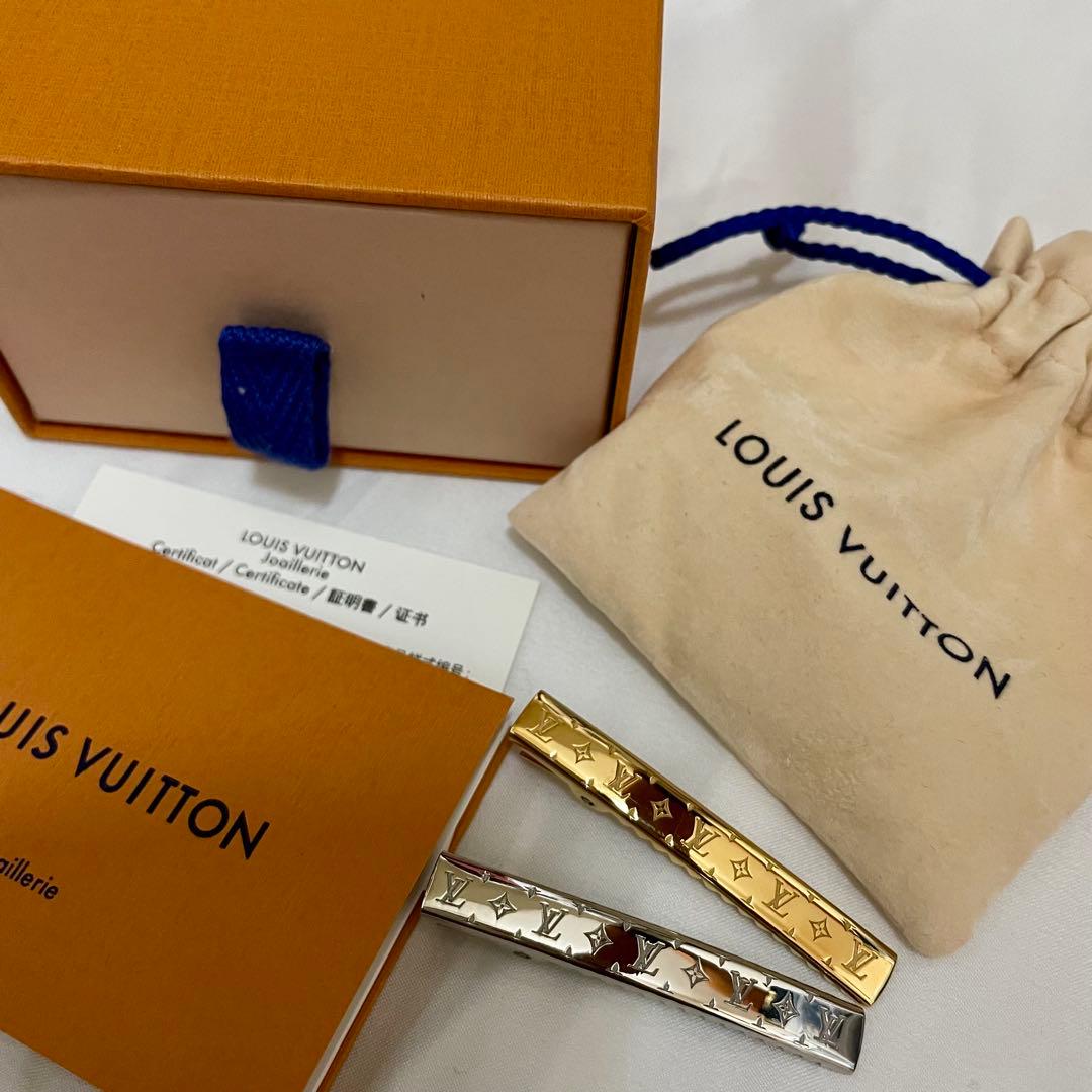 LOUIS VUITTON ヘアピンセット ゴールド シルバー