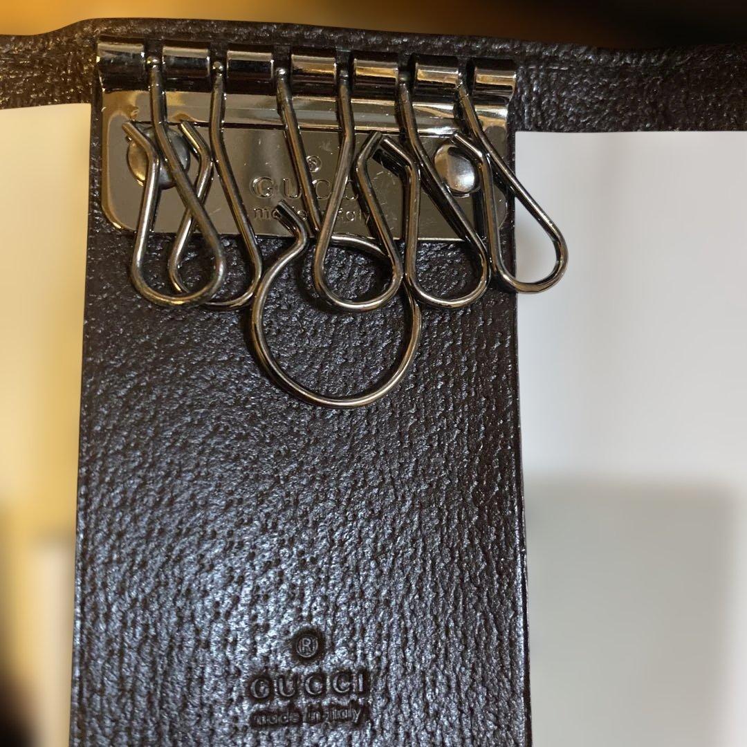新品　GUCCI キーケース ベージュ・ブラウン
