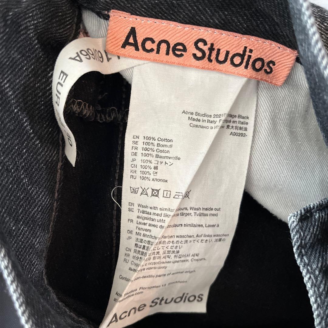 Acne Studios 2021F vintage black デニム