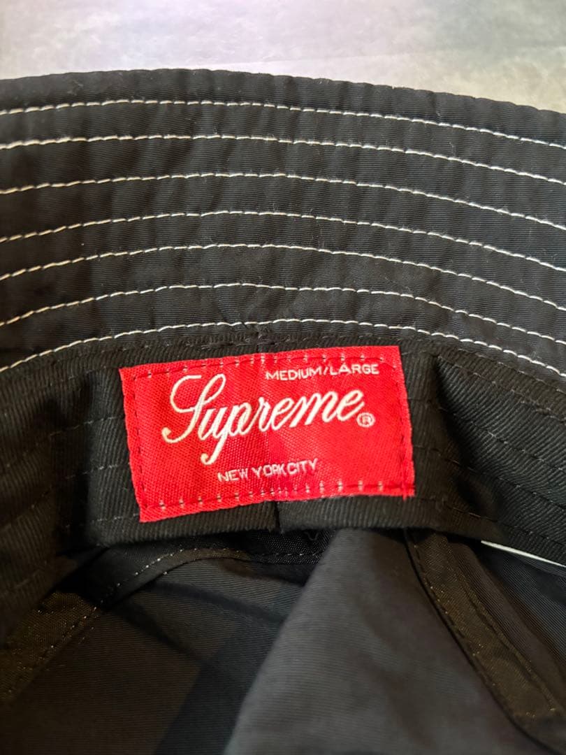 でぃー Supreme ブラック バケットハット