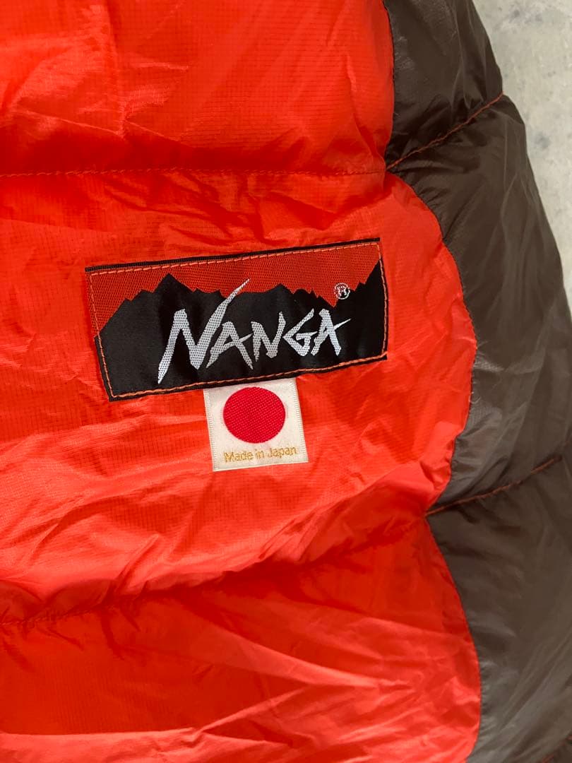 NANGA ナンガ シュラフ オーロラライト 450DX レッド 日本製ショート
