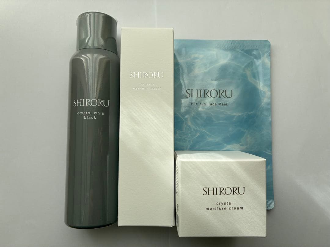 【未使用】SHIRORU 洗顔 化粧水 クリーム 3点セット