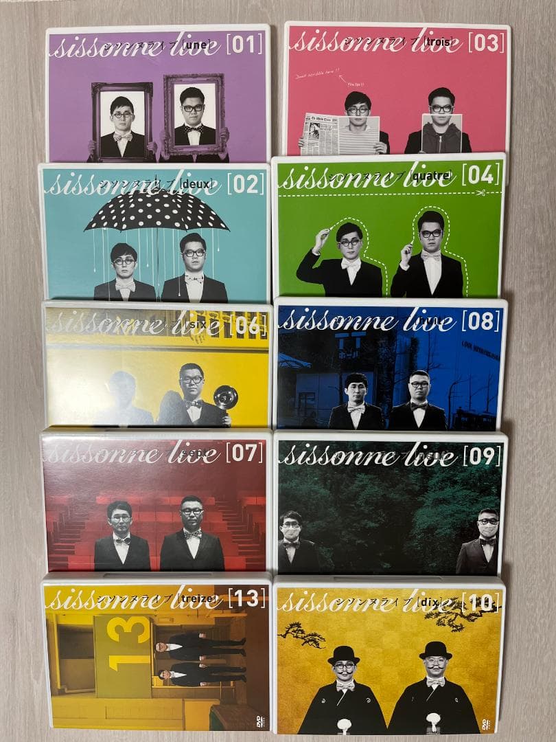 シソンヌライブDVD10本セット 単独公演まとめ売り