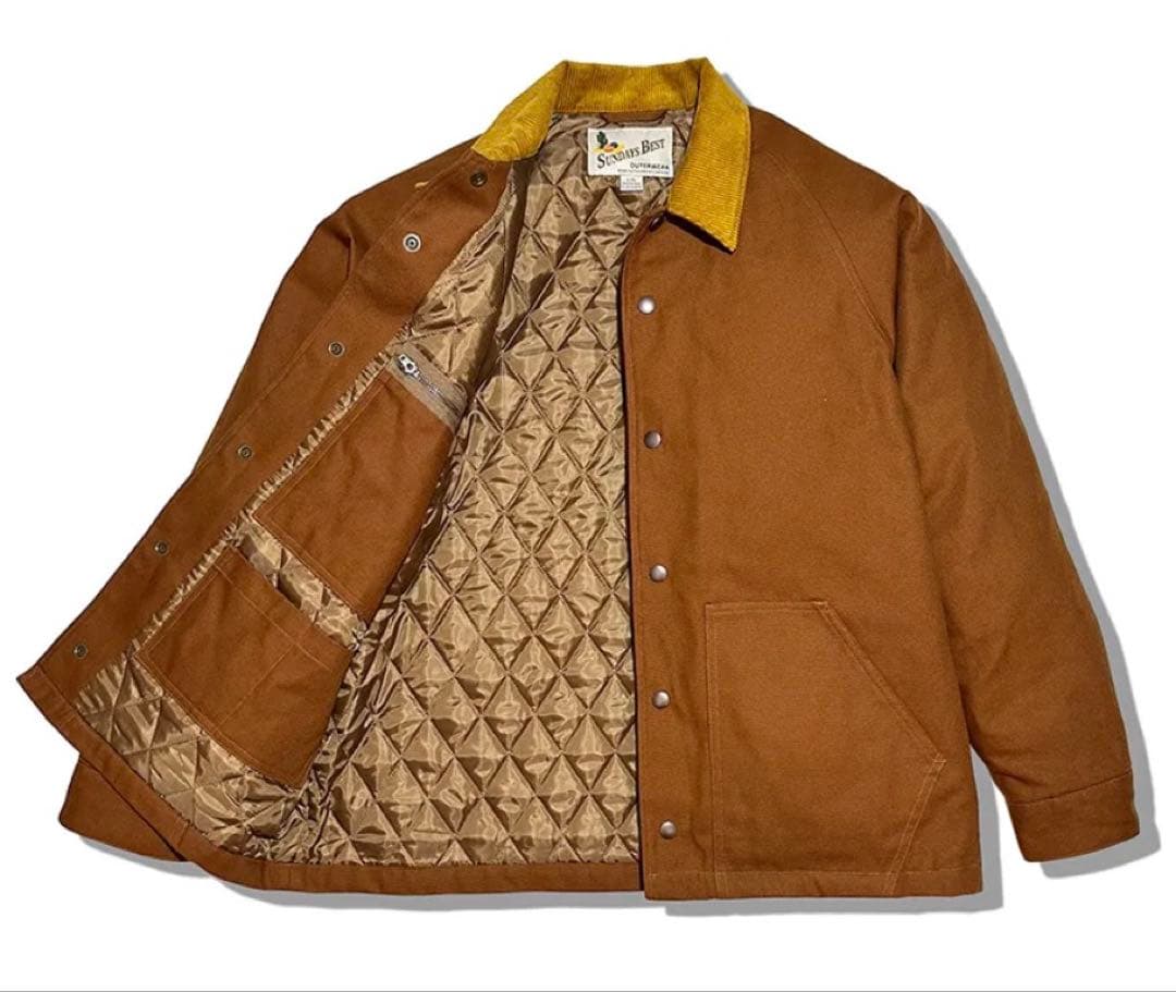 ジャケット・アウター SUNDAYS BEST COACHES JACKET/WALNUT BROWN