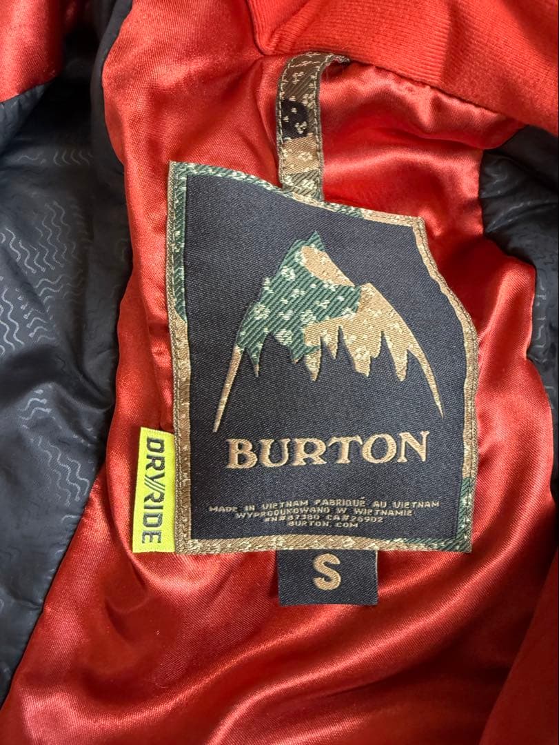 BURTON スノーボードウェア Sサイズ