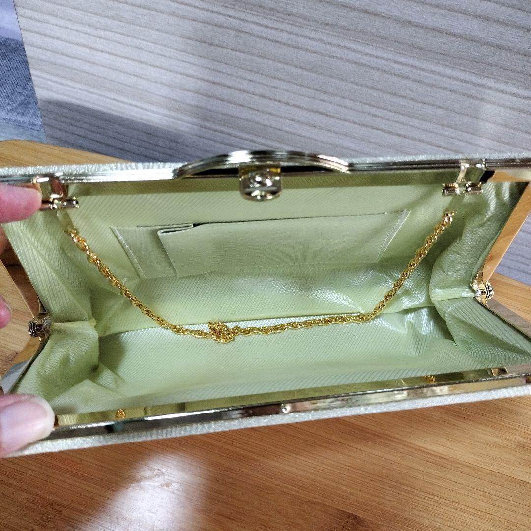 ★新品　和装バッグ、草履（23.5cm） ゴールド
