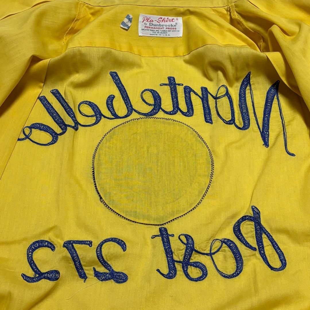 60's ビンテージ ミリタリー ボーリングシャツ 大戦物 ベトジャン VFW