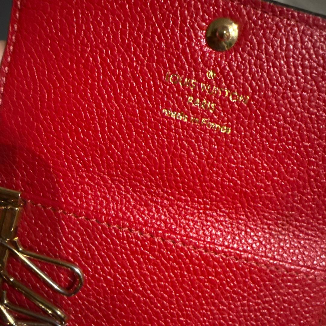 Louis Vuitton レザーキーケース レッド
