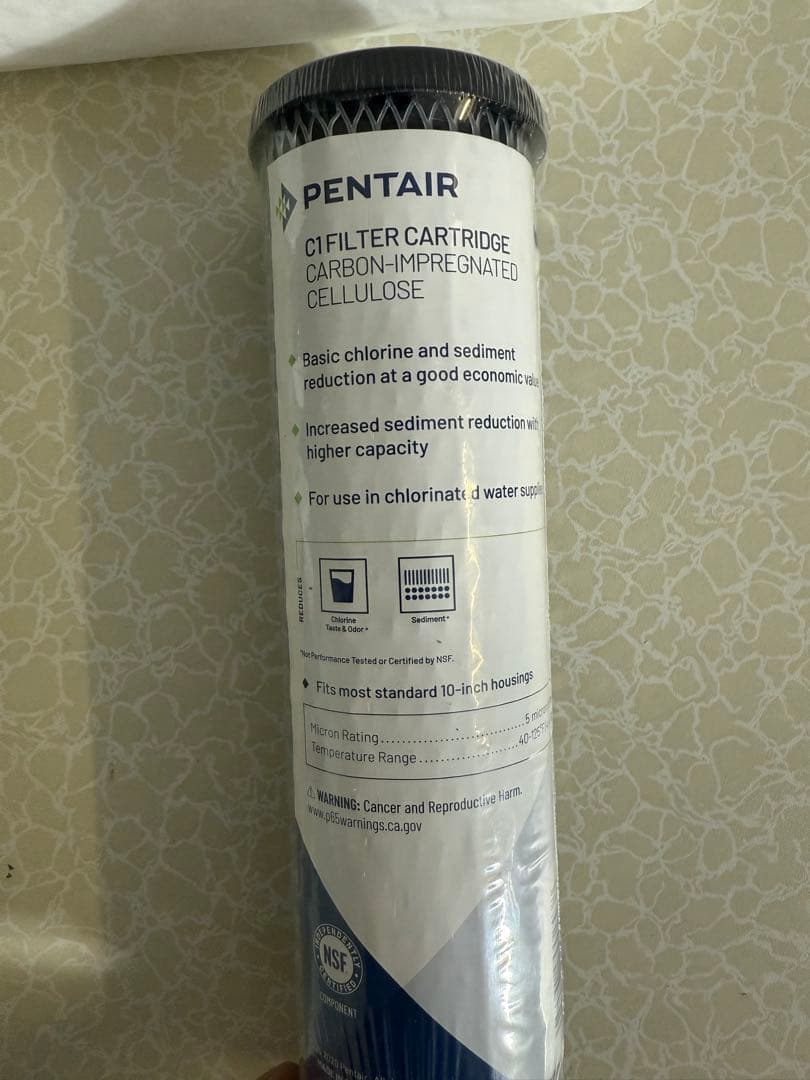 【値下げ可能】Pentair カーボンフィルターカートリッジ 10インチ