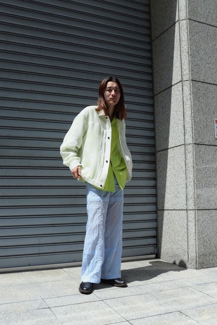 【美品】JOHN MASON SMITH リネンメッシュ トラッカージャケット