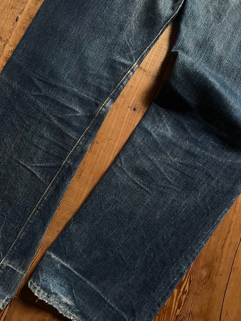 ナ*ト様 60s levi's 501 BIGE ビッグE 濃紺　鬼ヒゲ　ハチノ