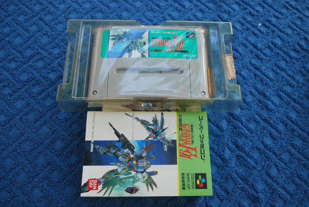 SFCソフト「機動戦士ガンダムF91」中古動作品の出品です。