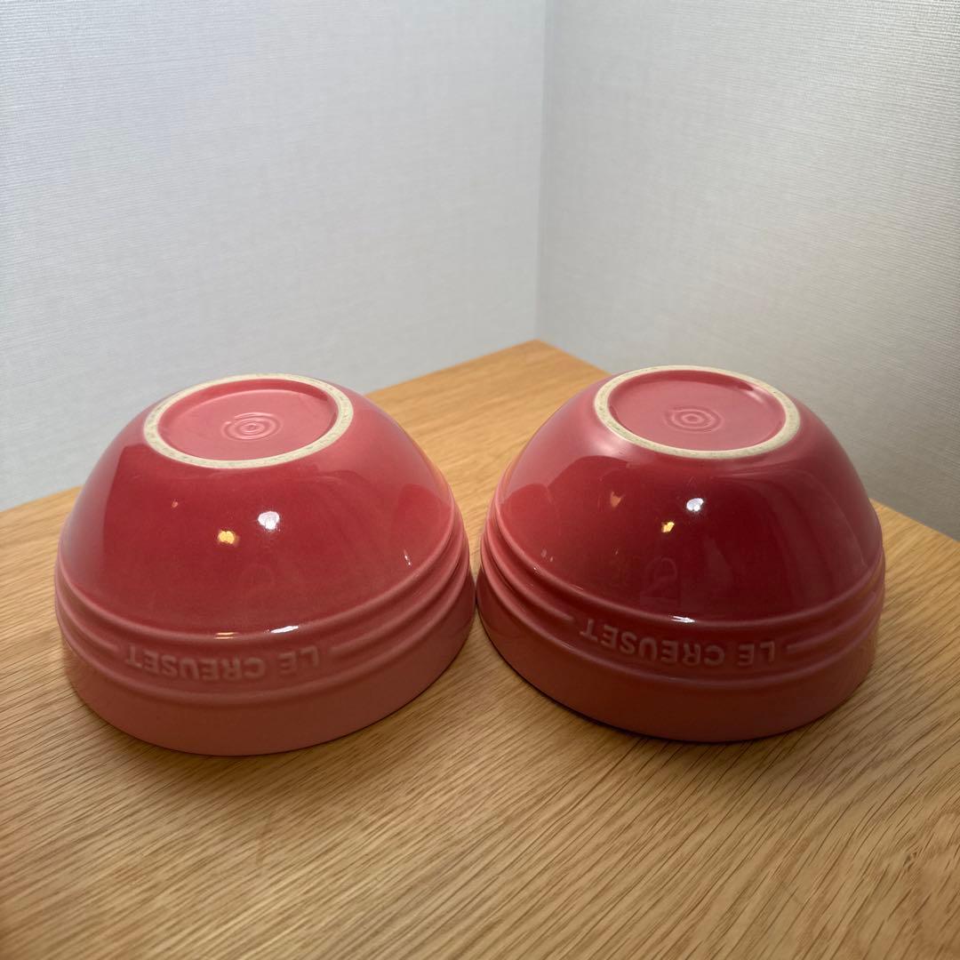 美品 LE CREUSET ルクルーゼ ローズクォーツ プレート ボウル セット