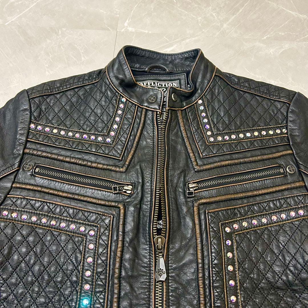 Affliction リミテッドエディション レザージャケット S