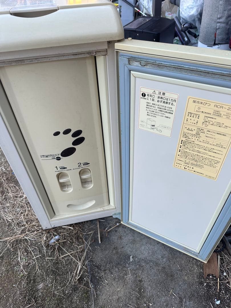 エムケー精工　保冷米びつ　RCR-223 実働　100V 78w 米収納量16k