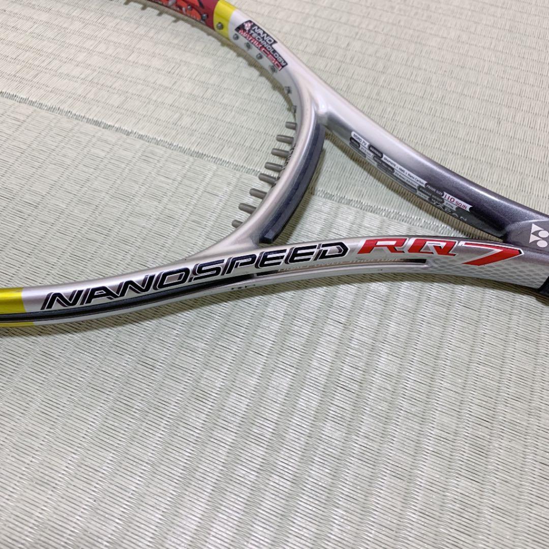 【美品】テニスラケット　ヨネックス　NANOSPEED RQ7 G1
