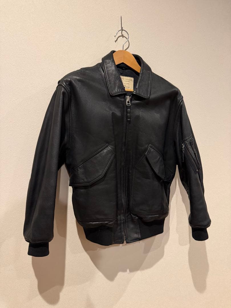 URBAN HILLS 牛革 本革 レザーフライトジャケット MA-1 日本製