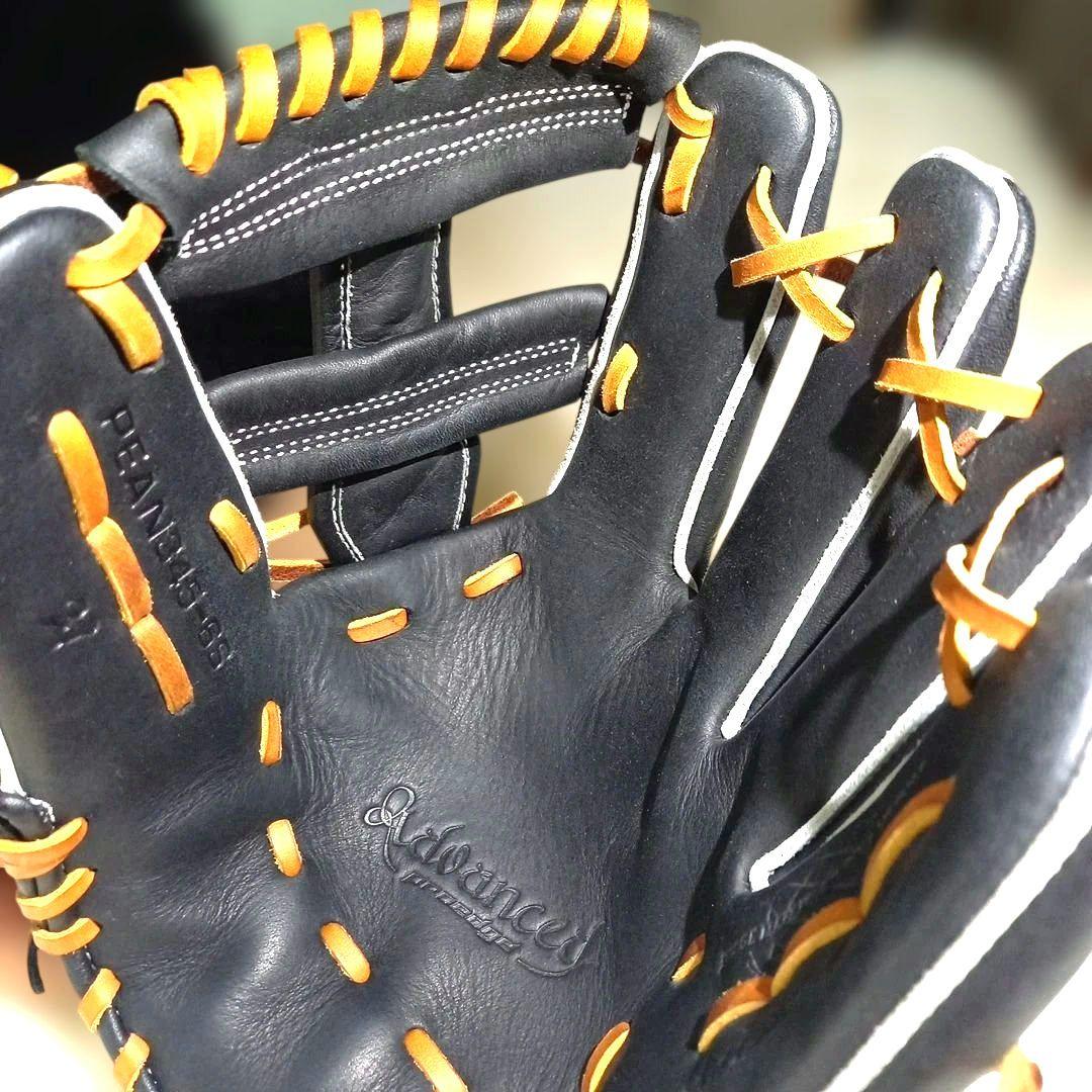 【極美品】SSK プロエッジ Advanced 硬式グローブ 保革オイル付　黒