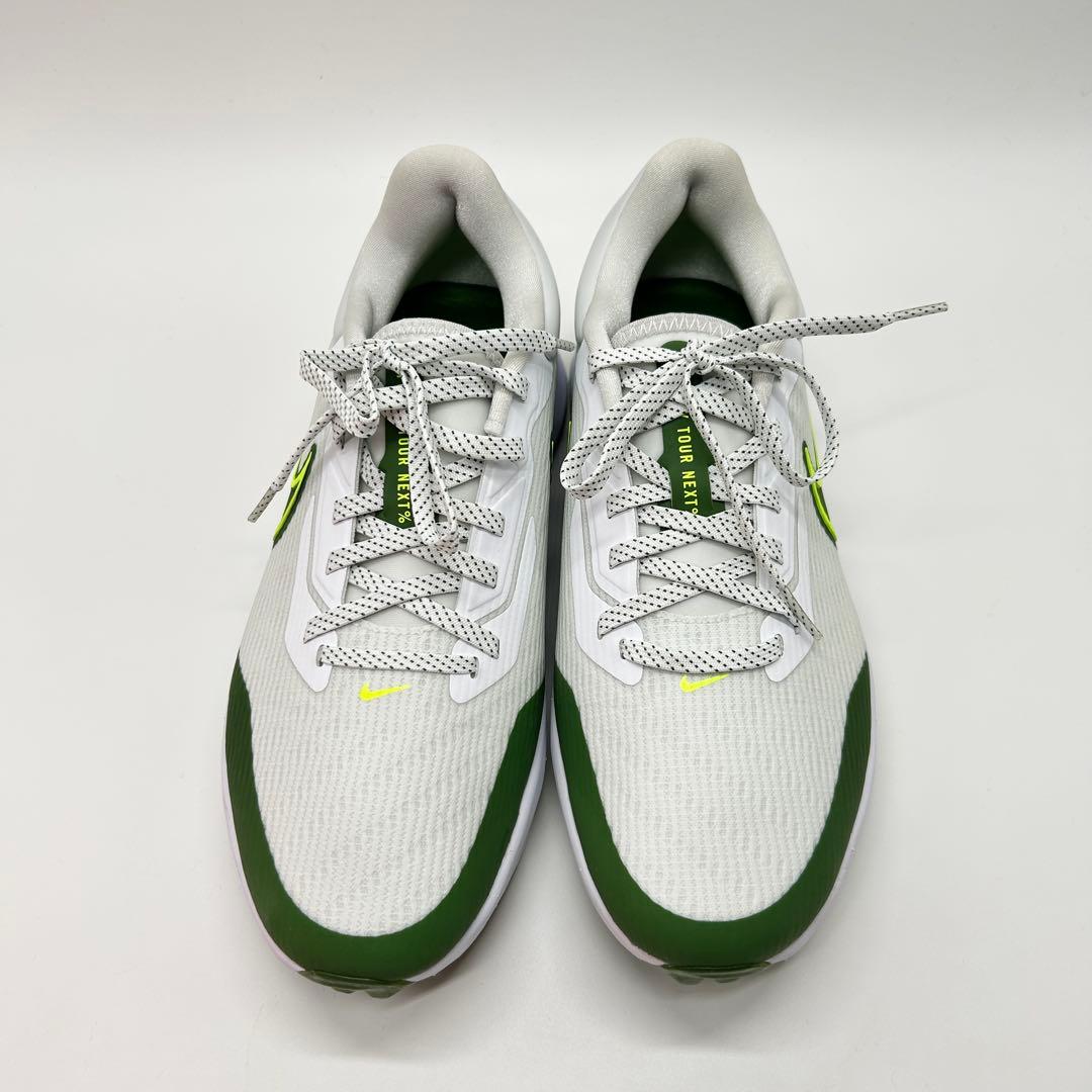 未使用 Nike ゴルフシューズ ホワイト/グリーン