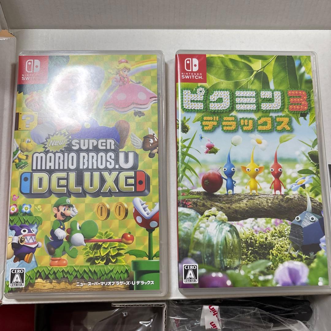 旧Nintendo Switch 完品 ソフト2本付き