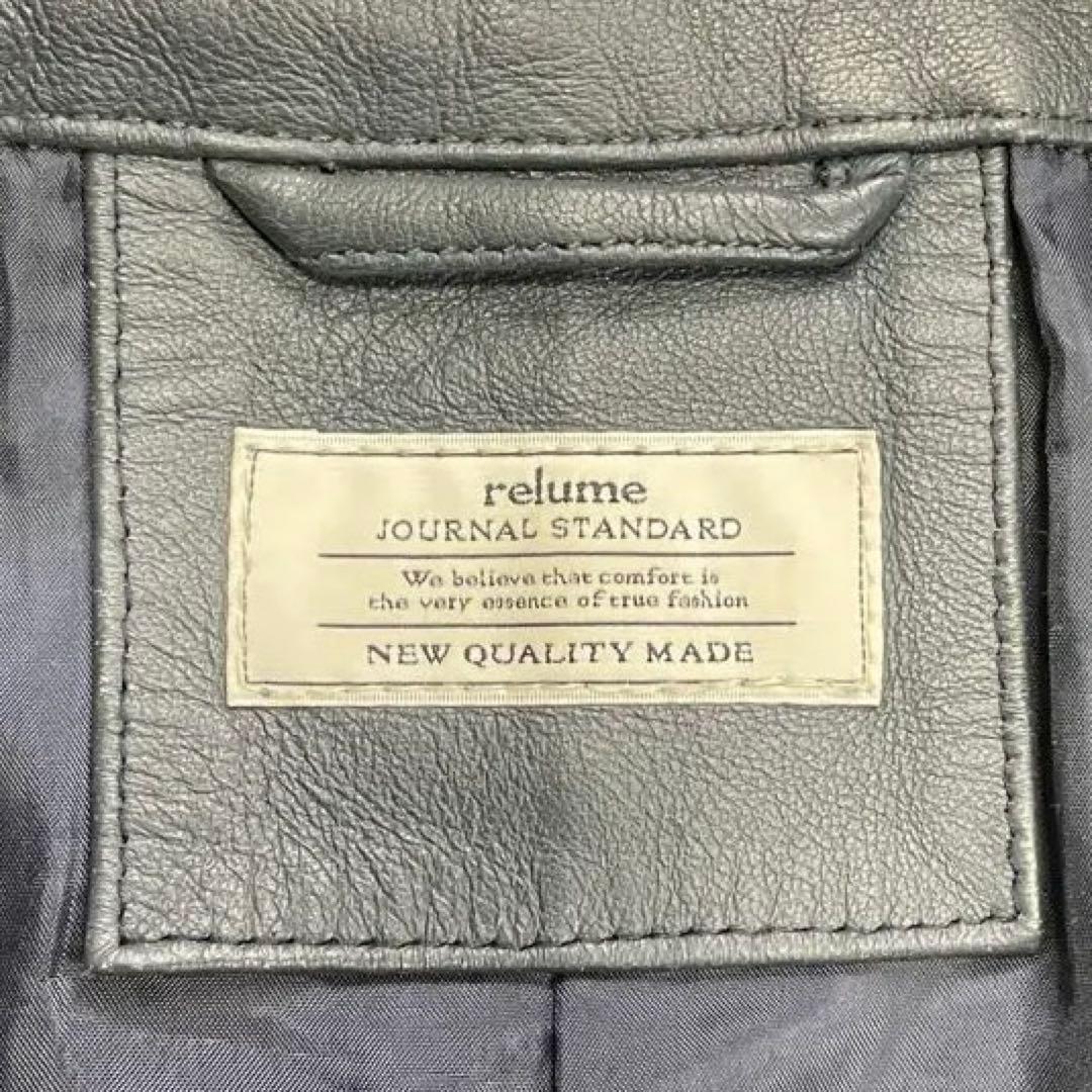 美品 ジャーナルスタンダード　定価5万円 本革　ライダースジャケットブルゾン　M