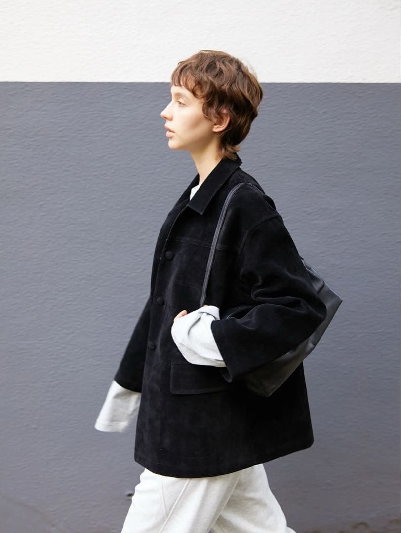 完売 lapeaudegem eco suede coverall