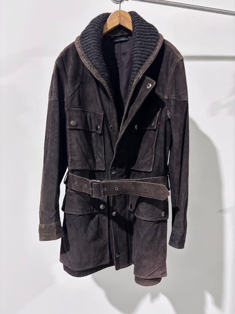 レ*求様 GUCCIスエード レザーコート