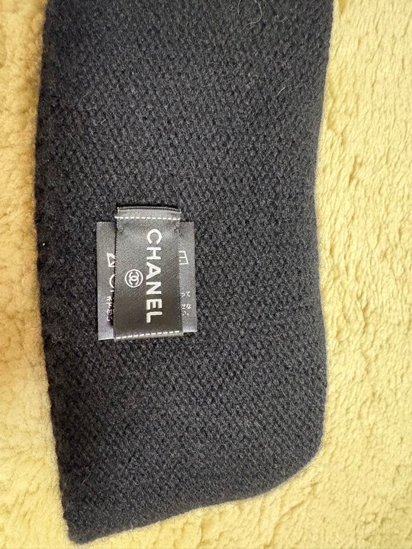 CHANEL シャネル　ニットキャップ　ニット帽　黒