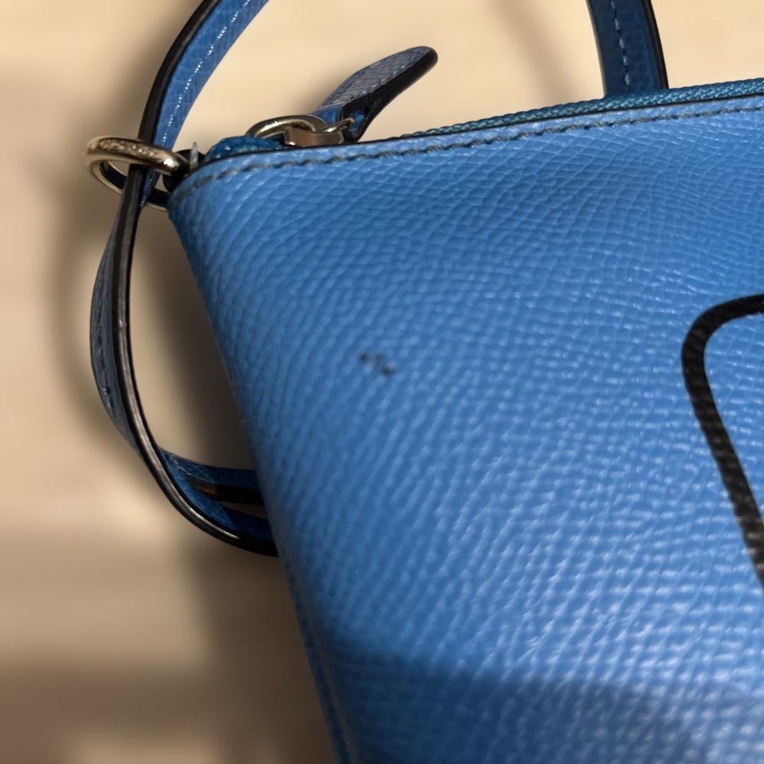 COACH トートバッグ ネイビー/ブルー　リバーシブル仕様