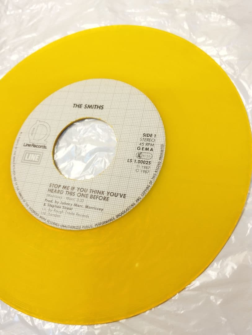THE SMITHS Stop Me... ドイツ盤7インチカラービニール美品