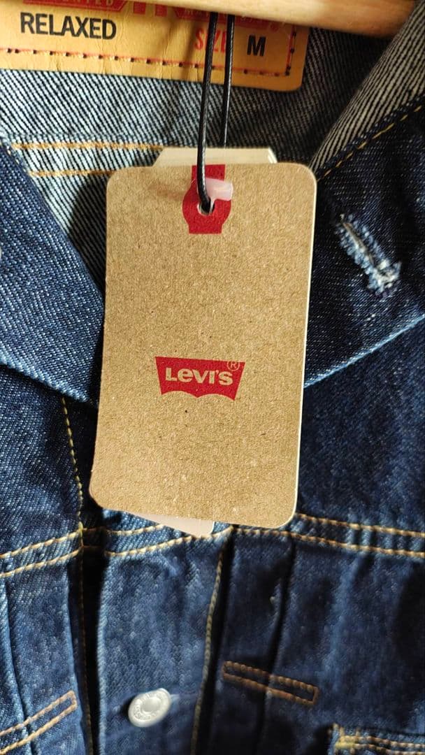 【新品未着用】Levi’sリーバイス 2nd デニムジャケットRELAXED紺S